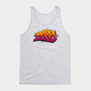 Mary graffiti name Tank Top